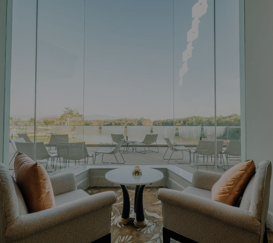 Illustrative restaurant seating area; not a documented contractor project.